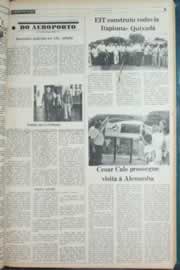 Página do jornal Correio do Ceará de abril de 1982