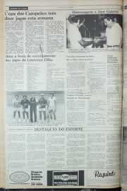 Página do jornal Correio do Ceará de abril de 1982