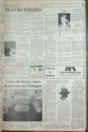 Página do jornal Correio do Ceará de abril de 1982