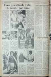 Página do jornal Correio do Ceará de maio de 1982