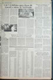 Página do jornal Correio do Ceará de maio de 1982