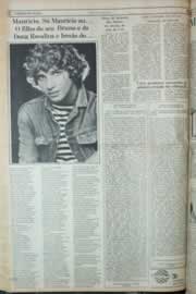 Página do jornal Correio do Ceará de maio de 1982