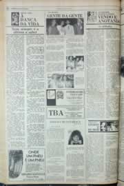 Página do jornal Correio do Ceará de maio de 1982