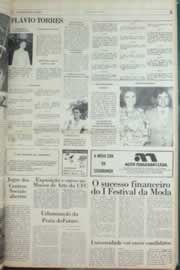 Página do jornal Correio do Ceará de maio de 1982