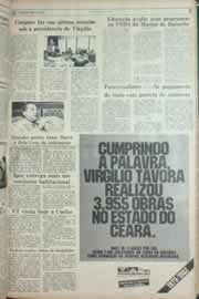 Página do jornal Correio do Ceará de maio de 1982