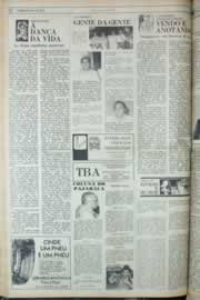 Página do jornal Correio do Ceará de maio de 1982
