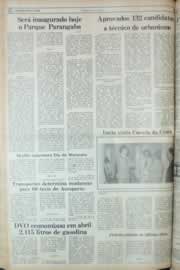 Página do jornal Correio do Ceará de maio de 1982
