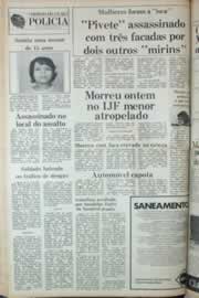 Página do jornal Correio do Ceará de maio de 1982