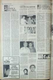 Página do jornal Correio do Ceará de maio de 1982