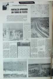 Página do jornal Correio do Ceará de maio de 1982