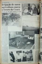 Página do jornal Correio do Ceará de maio de 1982