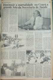 Página do jornal Correio do Ceará de maio de 1982