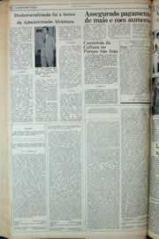 Página do jornal Correio do Ceará de maio de 1982