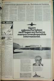 Página do jornal Correio do Ceará de maio de 1982