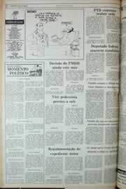 Página do jornal Correio do Ceará de maio de 1982