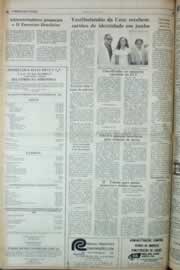 Página do jornal Correio do Ceará de maio de 1982