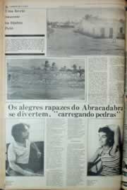 Página do jornal Correio do Ceará de maio de 1982