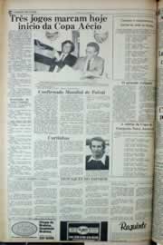 Página do jornal Correio do Ceará de maio de 1982