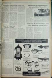 Página do jornal Correio do Ceará de maio de 1982