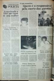 Página do jornal Correio do Ceará de maio de 1982