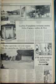 Página do jornal Correio do Ceará de maio de 1982