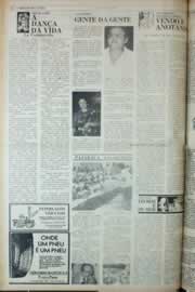 Página do jornal Correio do Ceará de maio de 1982