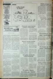 Página do jornal Correio do Ceará de maio de 1982