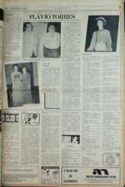 Página do jornal Correio do Ceará de maio de 1982