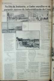 Página do jornal Correio do Ceará de maio de 1982