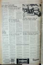 Página do jornal Correio do Ceará de maio de 1982