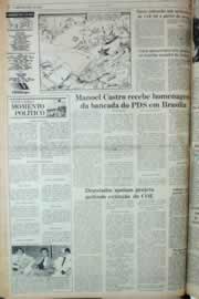 Página do jornal Correio do Ceará de maio de 1982