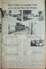 Página do jornal Correio do Ceará de maio de 1982