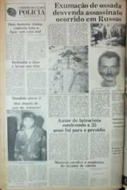 Página do jornal Correio do Ceará de maio de 1982