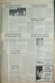 Página do jornal Correio do Ceará de maio de 1982