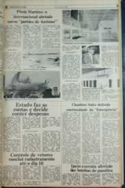 Página do jornal Correio do Ceará de junho de 1982