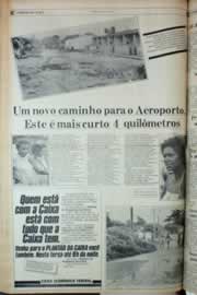 Página do jornal Correio do Ceará de junho de 1982