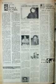 Página do jornal Correio do Ceará de junho de 1982