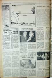 Página do jornal Correio do Ceará de junho de 1982