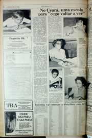 Página do jornal Correio do Ceará de junho de 1982
