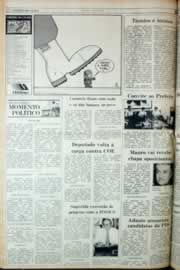 Página do jornal Correio do Ceará de junho de 1982