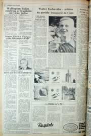 Página do jornal Correio do Ceará de junho de 1982