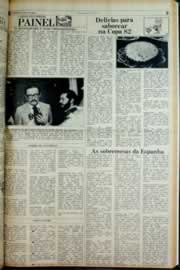 Página do jornal Correio do Ceará de junho de 1982