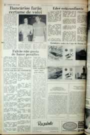Página do jornal Correio do Ceará de junho de 1982