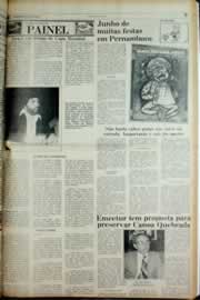 Página do jornal Correio do Ceará de junho de 1982