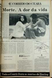 Página do jornal Correio do Ceará de junho de 1982
