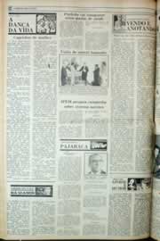 Página do jornal Correio do Ceará de junho de 1982