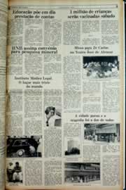 Página do jornal Correio do Ceará de junho de 1982