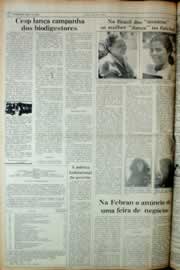 Página do jornal Correio do Ceará de junho de 1982