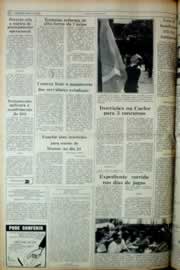 Página do jornal Correio do Ceará de junho de 1982