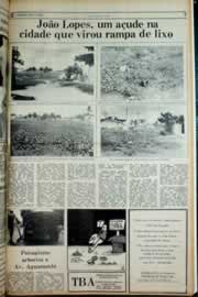 Página do jornal Correio do Ceará de junho de 1982